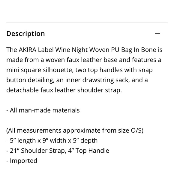 Woven Faux Leather Bag with Removable Strap and Pouch - Picture 10 of 10